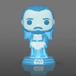 Standard Pop!>Star Wars : Obi-Wan Kenobi (2022) - Qui-Gon Jinn (Force Ghost) Glow-in-the-Dark Pop! Vinyl Figure