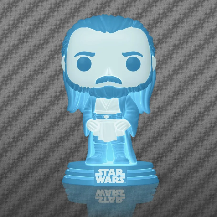 Standard Pop!>Star Wars : Obi-Wan Kenobi (2022) - Qui-Gon Jinn (Force Ghost) Glow-in-the-Dark Pop! Vinyl Figure