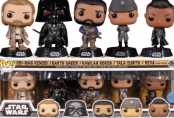 Standard Pop!>Star Wars : Obi-Wan Kenobi - Obi-Wan, Darth Vader, Kawlan Roken, Tala Durith & Reva Pop! Vinyl Figure 5-Pack