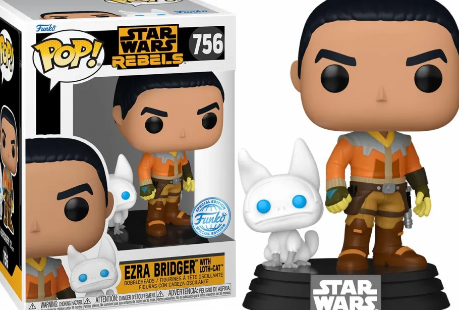 Standard Pop!>Star Wars : Rebels - Ezra Bridger with Loth-Cat Pop! Vinyl Figure