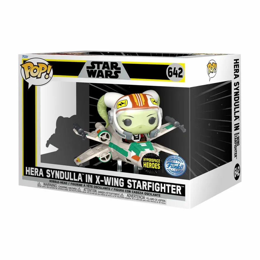 Pop! Rides & Town>Star Wars : Rebels - Hera Syndulla in X-Wing Starfighter Pop! Rides Vinyl Figure