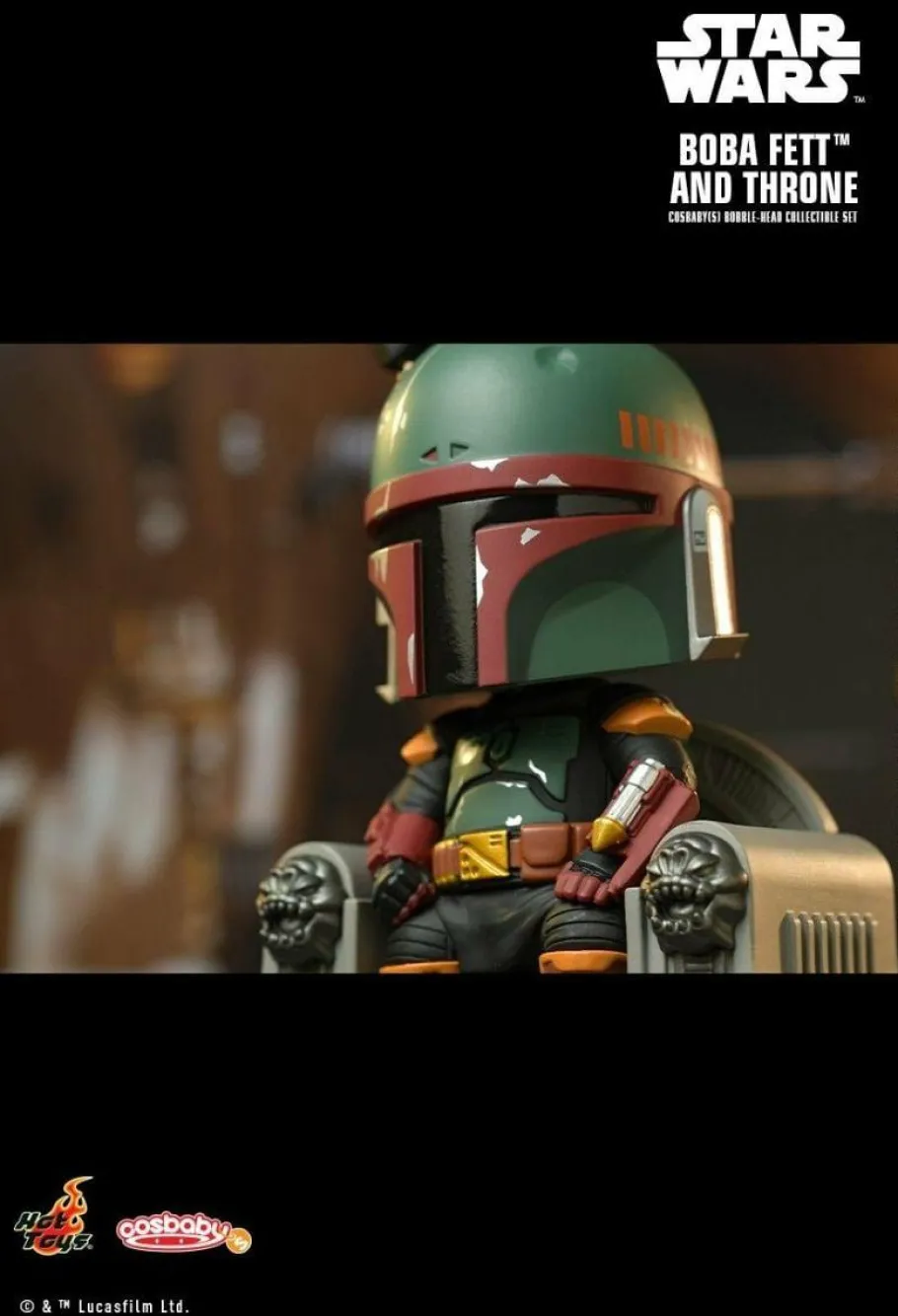 Cosbaby>Star Wars : The Book of Boba Fett - Boba Fett on Throne Cosbaby (S) Hot Toys Figure