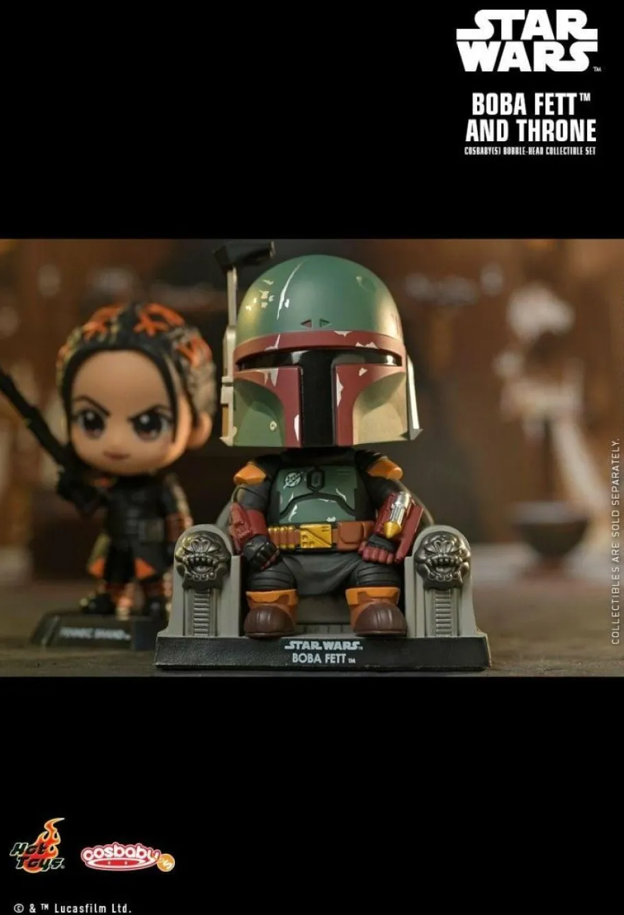 Cosbaby>Star Wars : The Book of Boba Fett - Boba Fett on Throne Cosbaby (S) Hot Toys Figure