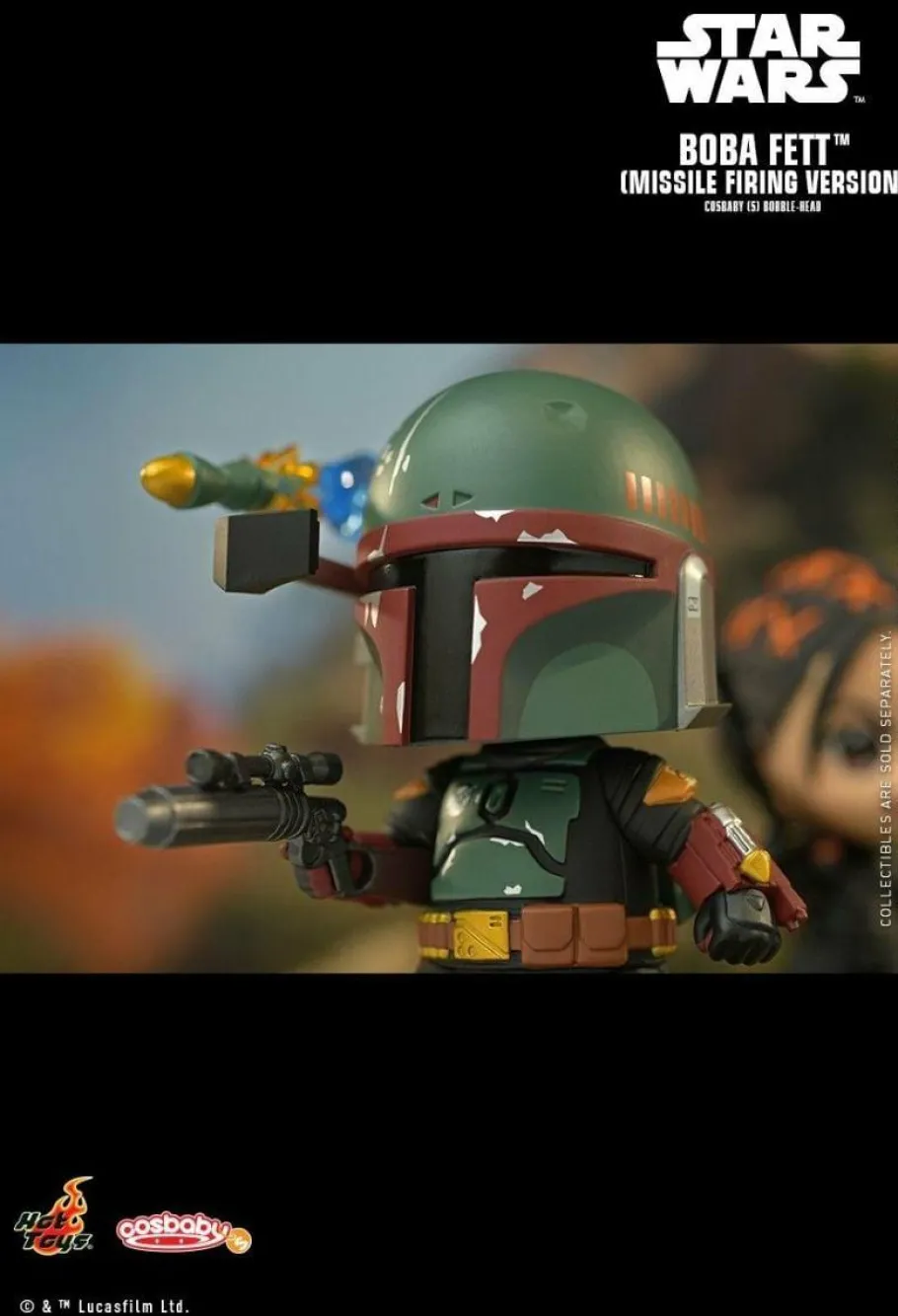 Cosbaby>Star Wars : The Book of Boba Fett - Boba Fett Missile Firing Cosbaby (S) Hot Toys Figure