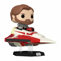 Pop! Rides & Town>Star Wars : The Clone Wars - Obi-Wan Kenobi in Delta-7 Jedi Starfighter Pop! Rides Vinyl Figure
