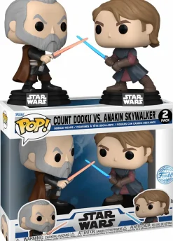Standard Pop!>Star Wars : The Clone Wars - Anakin Skywalker & Count Dooku Pop! Vinyl Figure 2-Pack