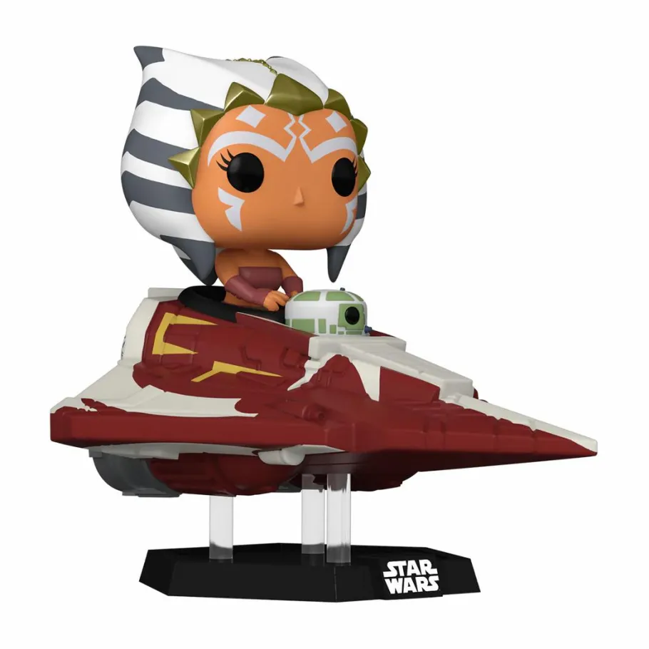 Pop! Rides & Town>Star Wars : The Clone Wars - Ahsoka Tano in Delta-7B Jedi Starfighter Pop! Rides Vinyl Figure