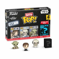 Pop! Bundles>Star Wars : The Empire Strikes Back - Han Solo, Wampa, Dagobah Yoda & Mystery Bitty Pop! Vinyl Figure 4-Pack