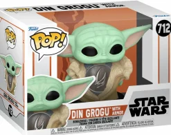 Standard Pop!>Star Wars : The Mandalorian - Din Grogu with Armor Pop! Vinyl Figure