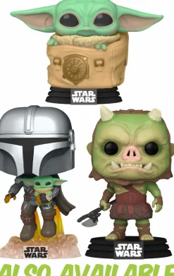 Standard Pop!>Star Wars : The Mandalorian - The Mandalorian with The Child (Baby Yoda) Flying Pop! Vinyl Figure