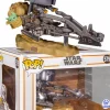 Pop! Rides & Town>Star Wars : The Mandalorian - The Mandalorian on Speeder (with Grogu) Pop! Rides Vinyl Figure (Funko / Popcultcha Exclusive)