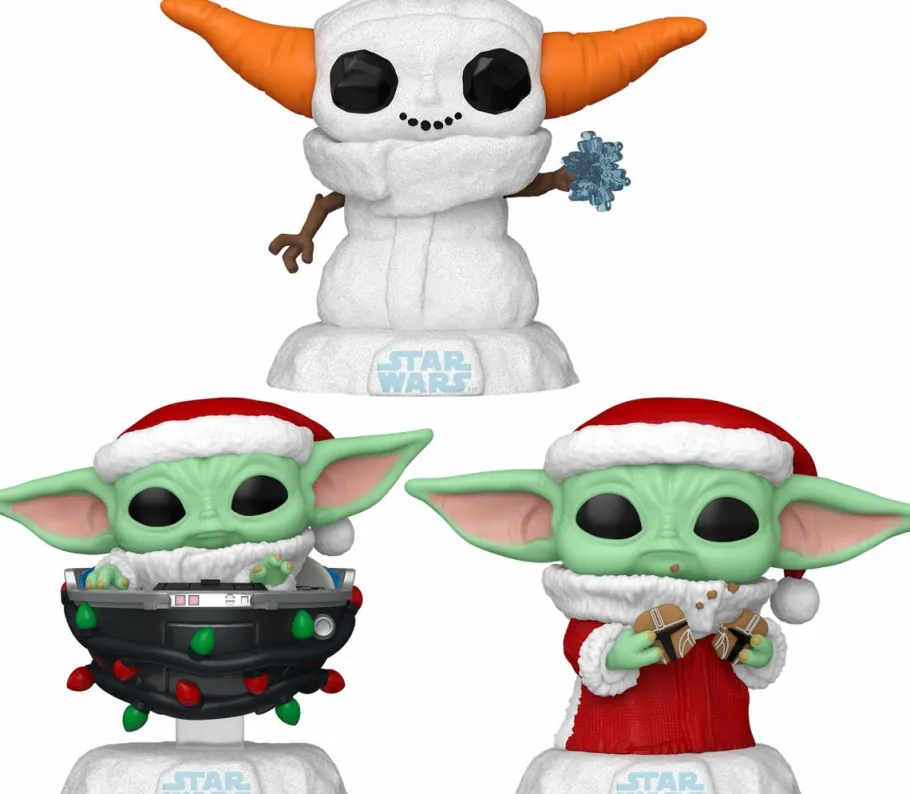 Pop! Bundles>Star Wars : The Mandalorian - Grogu Greetings Pop! Vinyl Bundle (Set of 3)