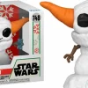 Standard Pop!>Star Wars : The Mandalorian - Snowman Grogu (Holiday) Pop! Vinyl Figure
