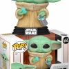 Standard Pop!>Star Wars : The Mandalorian - Grogu (The Child) with Cookie Pop! Vinyl Figure