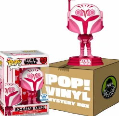 Standard Pop!>Star Wars : The Mandalorian - Bo-Katan Kryze Valentine’s Day Mystery Box (includes Bo-Katan & 3 Mystery Exclusive Pop! Vinyl Figures) (Funko / Popcultcha Exclusive)