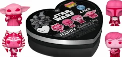 Pop! Bundles>Star Wars : The Mandalorian - Valentine’s Day Heart-Shaped Box Pocket Pop! Vinyl Figure 4-Pack