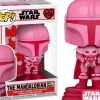 Standard Pop!>Star Wars : The Mandalorian - The Mandalorian with Grogu Valentine's Day Pop! Vinyl Figure