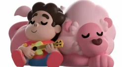 Designer Vinyl>Steven Universe - Steven & Pink Lion 2" Vinyl Figure