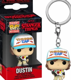 Pop! Keychains>Stranger Things 4 - Dustin Pocket Pop! Vinyl Keychain