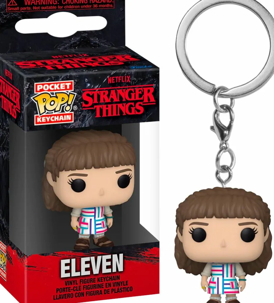 Pop! Keychains>Stranger Things 4 - Eleven Pocket Pop! Vinyl Keychain