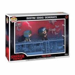 Pop! Deluxe>Stranger Things 4 - Phase Three Dustin, Eddie, & Demobats Deluxe Pop! Moments Vinyl Figure