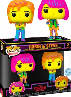 Standard Pop!>Stranger Things 4 - Robin & Steve Blacklight Pop! Vinyl Figure 2-Pack