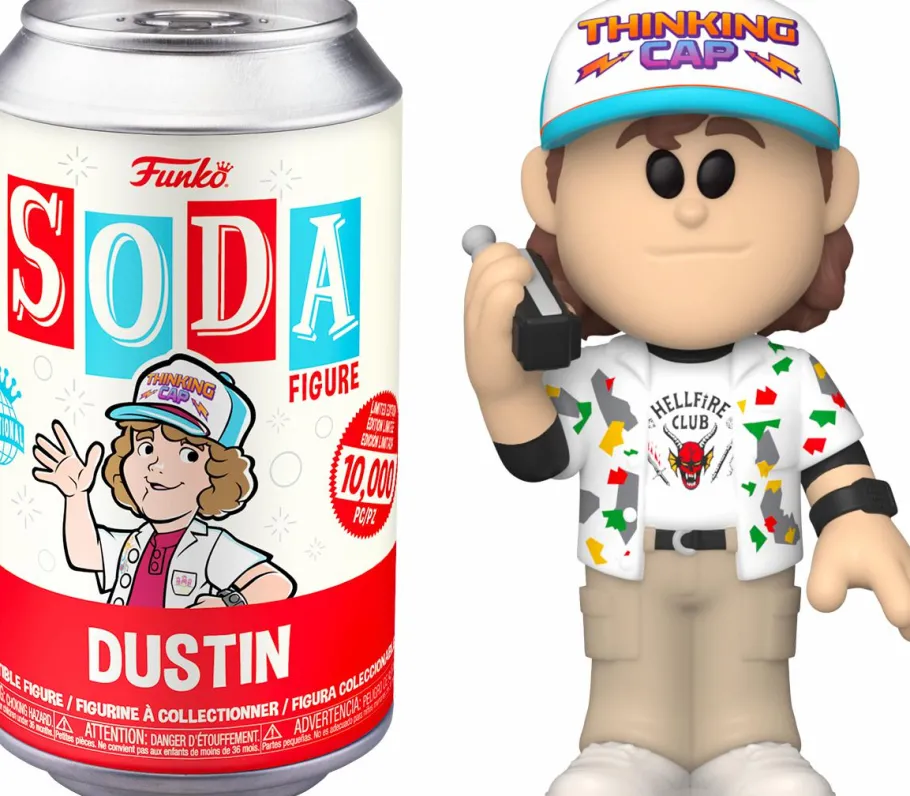 Designer Vinyl>Stranger Things - Dustin Vinyl SODA Figure in Collector Can (International Edition)