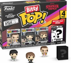 Designer Vinyl>Stranger Things - Eleven with Waffles, Mike, Jonathan & Mystery Bitty Pop! Vinyl Figure 4-Pack