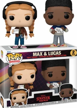 Pop! Bundles>Stranger Things : Season 4 - Max & Lucas Pop! Vinyl 2-Pack