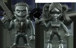 Die-Cast Figures>Suicide Squad - Harley Quinn and Joker 4” Metals Die-Cast Bare Metal Action Figure 2-Pack (2016 Convention Exclusive)
