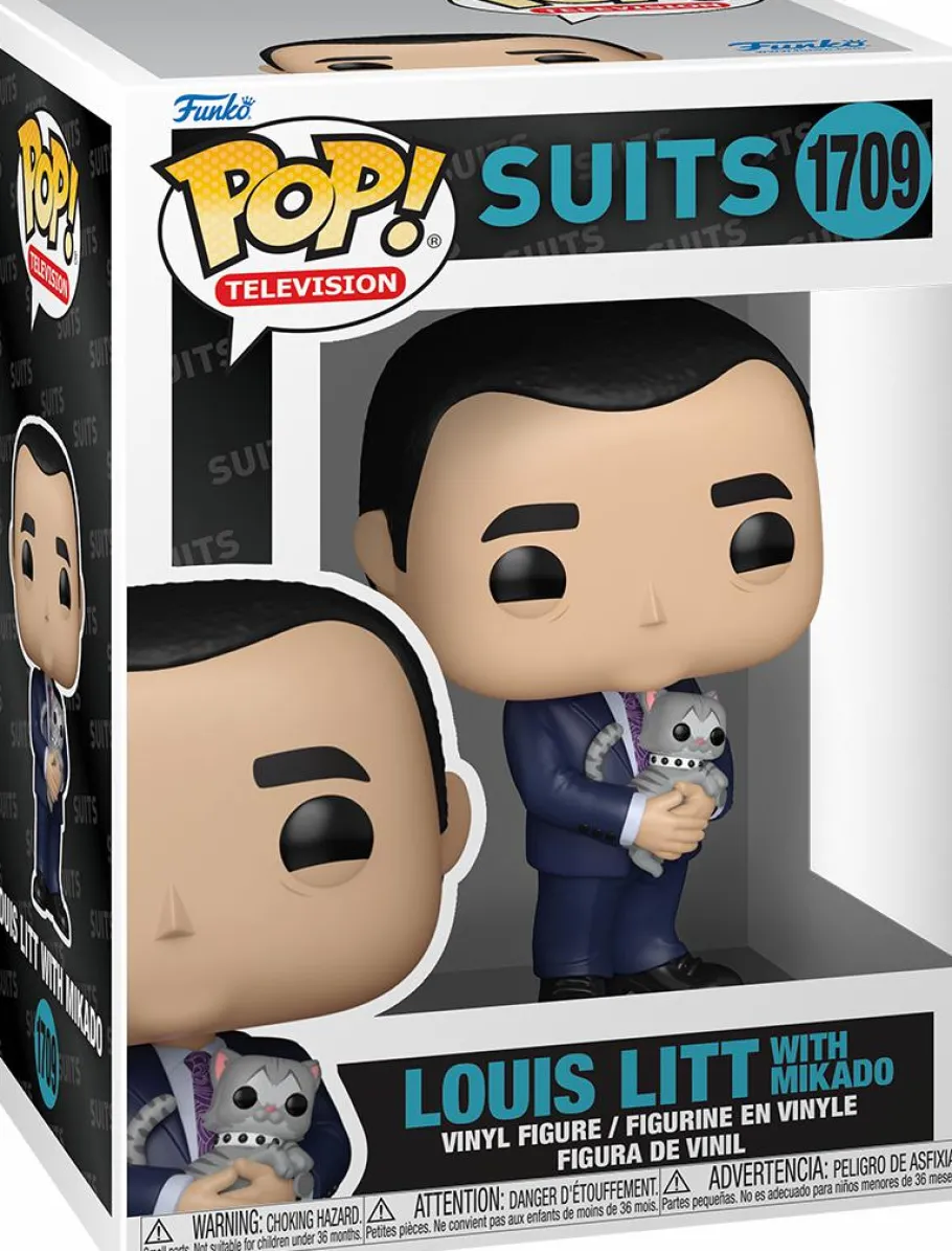 Standard Pop!>Suits - Louis Litt with Mikado Pop! Vinyl Figure