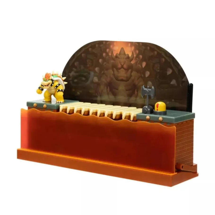 Designer Vinyl>Super Mario - Bowser Battle World of Nintendo Deluxe 2.5" Scale Action Figure Playset
