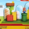 Designer Vinyl>Super Mario - Mario with Acorn Plains Diorama World of Nintendo 2.5" Scale Action Figure Playset