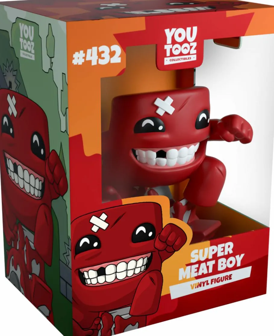 Designer Vinyl>Super Meat Boy - 4” Vinyl Figure