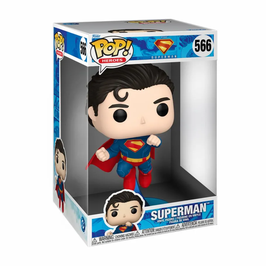 Super-Sized Pop!>Superman (2025) - 10" Pop! Vinyl Figure