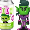 Designer Vinyl>Teen Titans Go! - Metal Beast Boy Vinyl SODA Figure in Collector Can (International Edition)