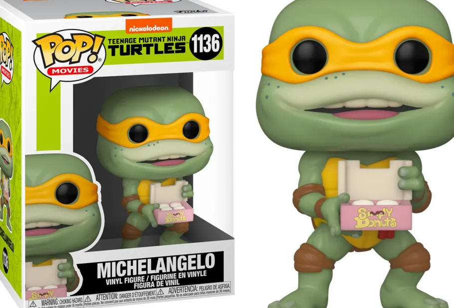 Standard Pop!>Teenage Mutant Ninja Turtles (TMNT) Teenage Mutant Ninja Turtles II: The Secret of the Ooze - Michelangelo Pop! Vinyl Figure