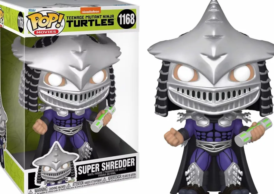 Super-Sized Pop!>Teenage Mutant Ninja Turtles (TMNT) Teenage Mutant Ninja Turtles II: The Secret of the Ooze - Super Shredder Jumbo 10" Pop! Vinyl Figure