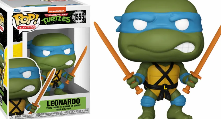 Standard Pop!>Teenage Mutant Ninja Turtles (TMNT) Teenage Mutant Ninja Turtles - Leonardo with Training Swords Pop! Vinyl Figure