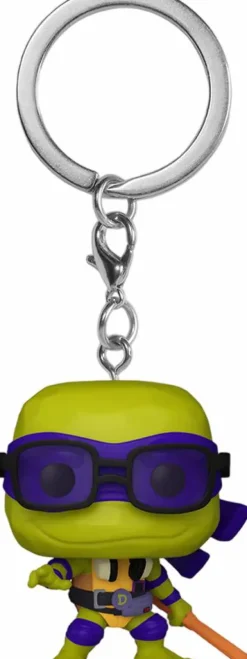 Pop! Keychains>Teenage Mutant Ninja Turtles (TMNT) Teenage Mutant Ninja Turtles: Mutant Mayhem - Donatello Pop! Keychain