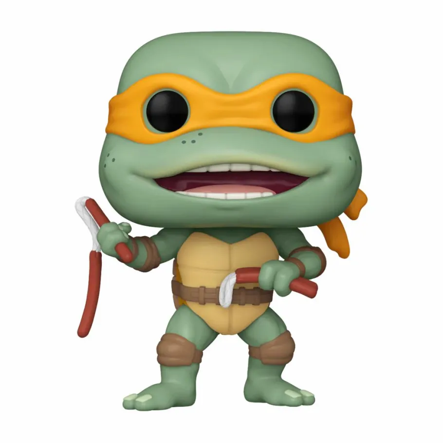 Standard Pop!>Teenage Mutant Ninja Turtles (TMNT) Teenage Mutant Ninja Turtles - Michelangelo with Sausage Nunchucks Pop! Vinyl Figure