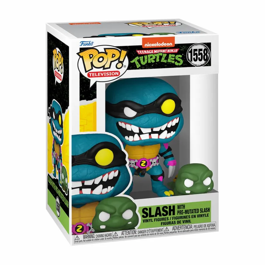 Standard Pop!>Teenage Mutant Ninja Turtles (TMNT) Teenage Mutant Ninja Turtles - Slash with Pre-Mutated Slash Pop! Vinyl Figure