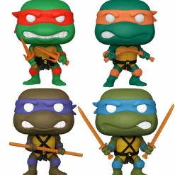 Pop! Bundles>Teenage Mutant Ninja Turtles (TMNT) Teenage Mutant Ninja Turtles - Ninjutsu Training Pop! Vinyl Bundle (Set of 4)