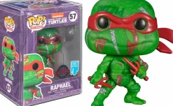 Pop! Deluxe>Teenage Mutant Ninja Turtles (TMNT) Teenage Mutant Ninja Turtles II: The Secret of the Ooze - Raphael Artist Series Pop! Vinyl Figure with Pop! Protector