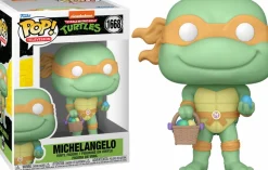 Standard Pop!>Teenage Mutant Ninja Turtles (TMNT) Teenage Mutant Ninja Turtles - Michelangelo with Easter Basket Pop! Vinyl Figure