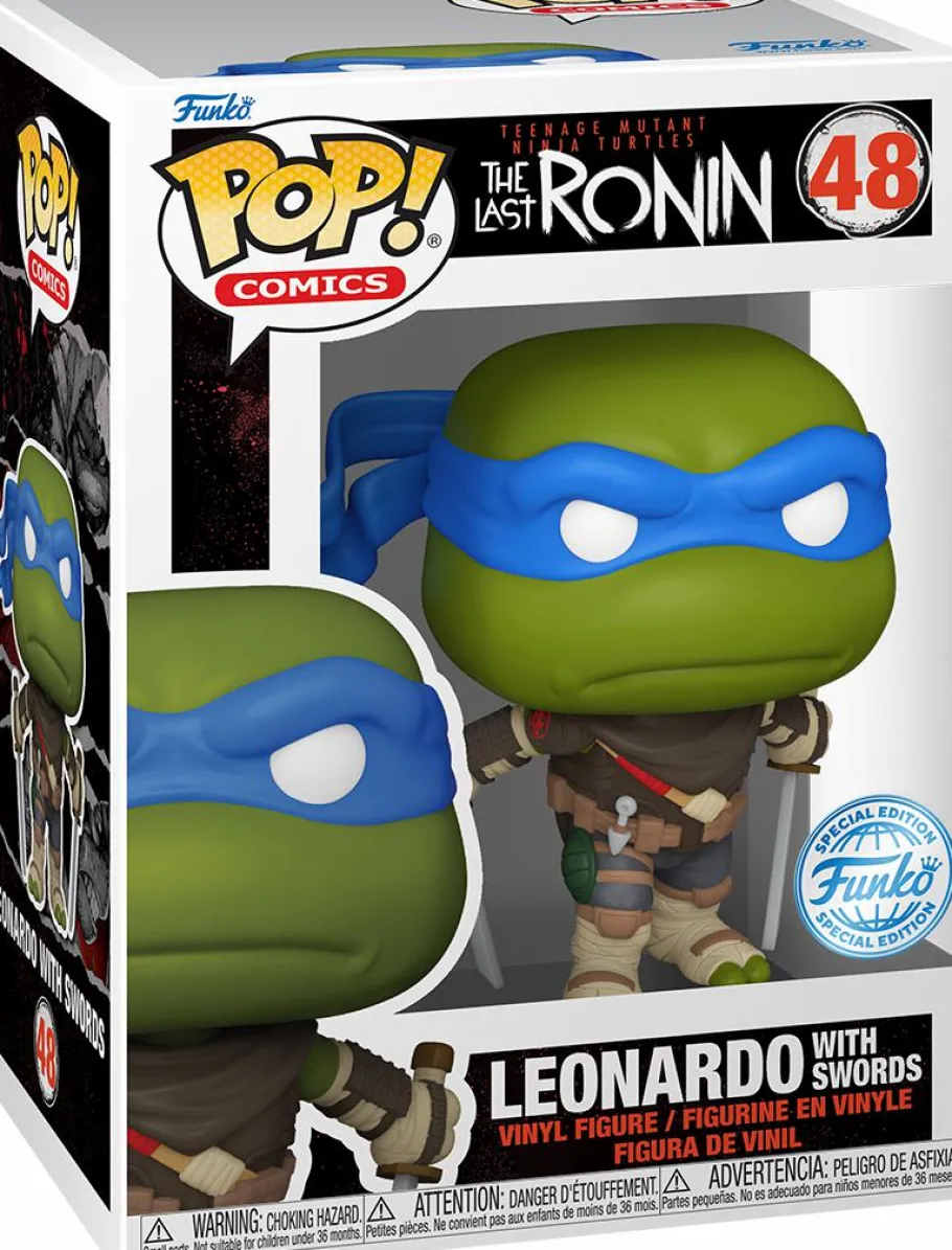 Standard Pop!>Teenage Mutant Ninja Turtles (TMNT) Teenage Mutant Ninja Turtles: The Last Ronin - Leonardo with Sword Pop! Vinyl Figure