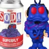 Designer Vinyl>Teenage Mutant Ninja Turtles (TMNT) Teenage Mutant Ninja Turtles: Mutant Mayhem - Superfly Vinyl SODA Figure in Collector Can