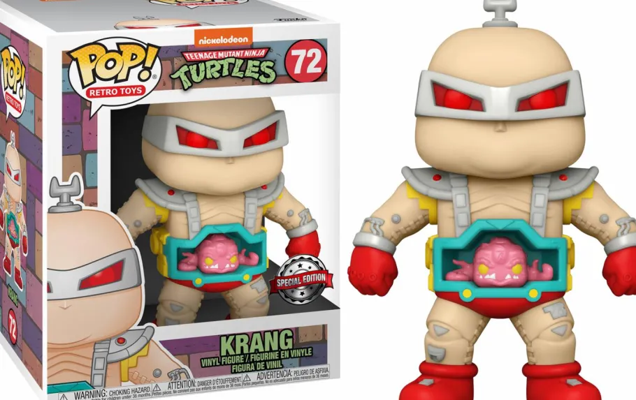 Super-Sized Pop!>Teenage Mutant Ninja Turtles (TMNT) Teenage Mutant Ninja Turtles (1987) - Krang with Android Body 6” Super Sized Pop! Vinyl Figure