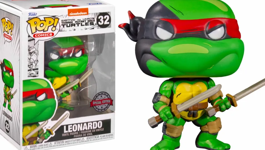 Standard Pop!>Teenage Mutant Ninja Turtles (TMNT) Teenage Mutant Ninja Turtles (1984) - Leonardo Comic Pop! Vinyl Figure
