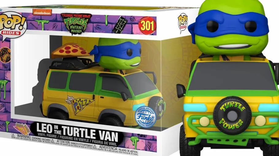 Pop! Rides & Town>Teenage Mutant Ninja Turtles (TMNT) Teenage Mutant Ninja Turtles: Mutant Mayhem - Leonardo Pop! Rides Vinyl Figure